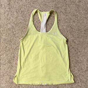 Under Armour Women's Light Yellow Tank Top